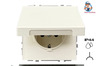 Pistikupesa Liregus Modern, IP44, matt liiv