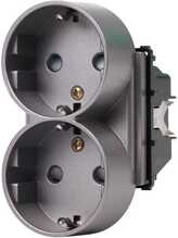 Topeltpistikupesa Feelspot FSKL210G, hall