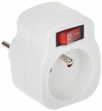 Pistikupesa Maclean MCE13, lülitiga, 230 V, 3500 W