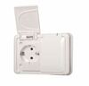 Topeltpistikupesa Liregus Hermi IKL16-006 B, IP44, valge