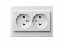 Topeltpistikupesa Liregus Įkl16-009 E/B, valge