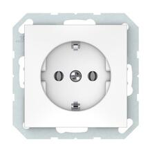 Pistikupesa Vilma QR1000 RP16-002-02, maandusega, valge