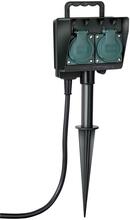 Pikendusjuhe Brennenstuhl H07RN-F, 1.4 m, 2 pistikupesa, aiapistikupesa maasse