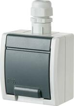 Pistikupesa Elektro-Plast Aquant 1244-65, hall, IP65