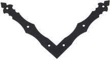 Dekoratiivne nurk Domax NAD2, 200 x 30 mm, must