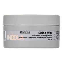 Läiget andev juuksevaha Indola Shine Wax, 100 ml