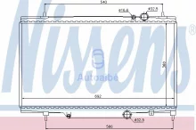 Radiaator Nissens 61297