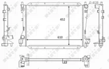 Radiaator NRF 59050