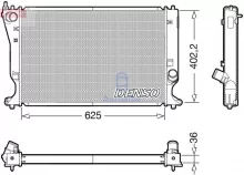 Radiaator, mootorijahutus Denso DRM50132