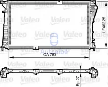 Radiaator, mootorijahutus Valeo VAL734931