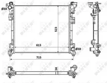 Radiaator NRF 53900