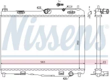 Radiaator, mootorijahutus Nissens 69235
