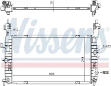 Radiaator Nissens 630747