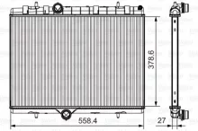 Radiaator, mootorijahutus Valeo VAL735630