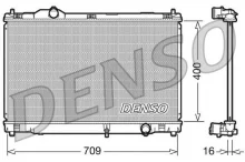 Radiaator, mootorijahutus Denso DRM51008