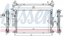 Radiaator Nissens 606215