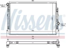 Radiaator, mootorijahutus Nissens 65341