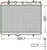 Radiaator Denso DRM21055