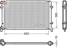Radiaator, mootorijahutus Denso DRM02014