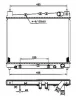 Radiaator, mootorijahutus NRF 53212