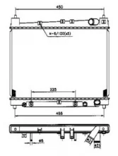 Radiaator, mootorijahutus NRF 53212