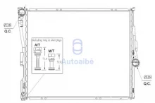 Radiaator, mootorijahutus NRF 53956