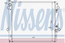 Radiaator Nissens 646806