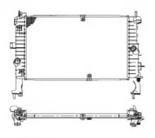 Radiaator, mootorijahutus NRF 53475