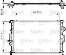 Radiaator, mootorijahutus Valeo 735373