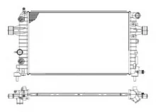 Radiaator, mootorijahutus NRF 53441