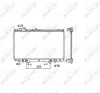 Radiaator, mootorijahutus NRF 53467