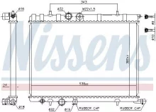 Radiaator, mootorijahutus Nissens 63502A