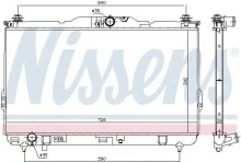 Radiaator, mootorijahutus Nissens 675017