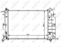 Mootori radiaator NRF 58108