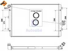 Radiaator, mootorijahutus NRF 53425
