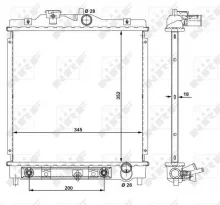 Radiaator NRF 516355