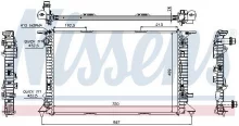 Radiaator, mootorijahutus Nissens 60321