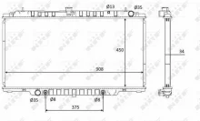Radiaator NRF 58548