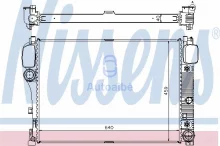 Radiaator, mootorijahutus Nissens 67107A
