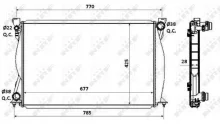 Radiaator, mootorijahutus NRF 58359