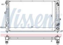 Radiaator, mootorijahutus Nissens 60228A