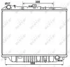 Radiaator, mootorijahutus NRF 53517
