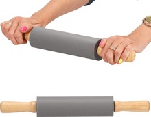 Silikoonrull Springos KI0029, 38 cm, pruun/hall
