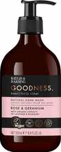 Vedelseep Baylis & Harding Goodness Rose & Geranium, 500 ml