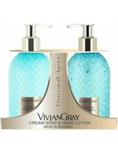 Vedel kreem-seep ja kätelotion Vivian Gray Gemstone Jasmine & Patchouli, 2 x 300 ml