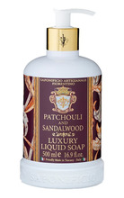 Vedel seep La Florentina Soaps Patchouli ja Sandalwood, 500 ml