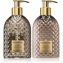 Komplekt vedel seep ja kätelotion Vivian Gray Gemstone Ylang & Vanilla, 2 x 300 ml