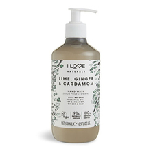 Vedelseep I Love Naturals Lime, Ginger & Cardamon, 500 ml