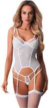 Korsett Obsessive Arrowel, valge, 2XL/3XL
