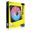 Korpuse ventilaator Corsair LINK RX140 RGB, 140 x 25 mm, must
